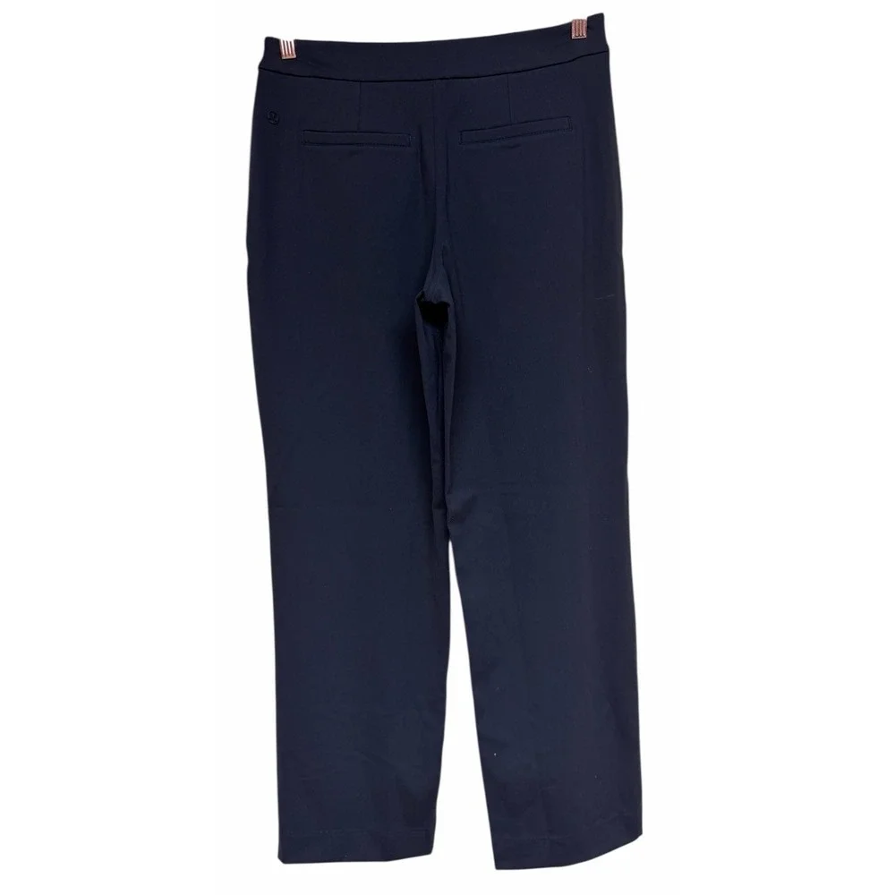 Lululemon Straight-Leg Mid-Rise Pant Luxtreme Black Women's Size Medium - Picture 2 of 11